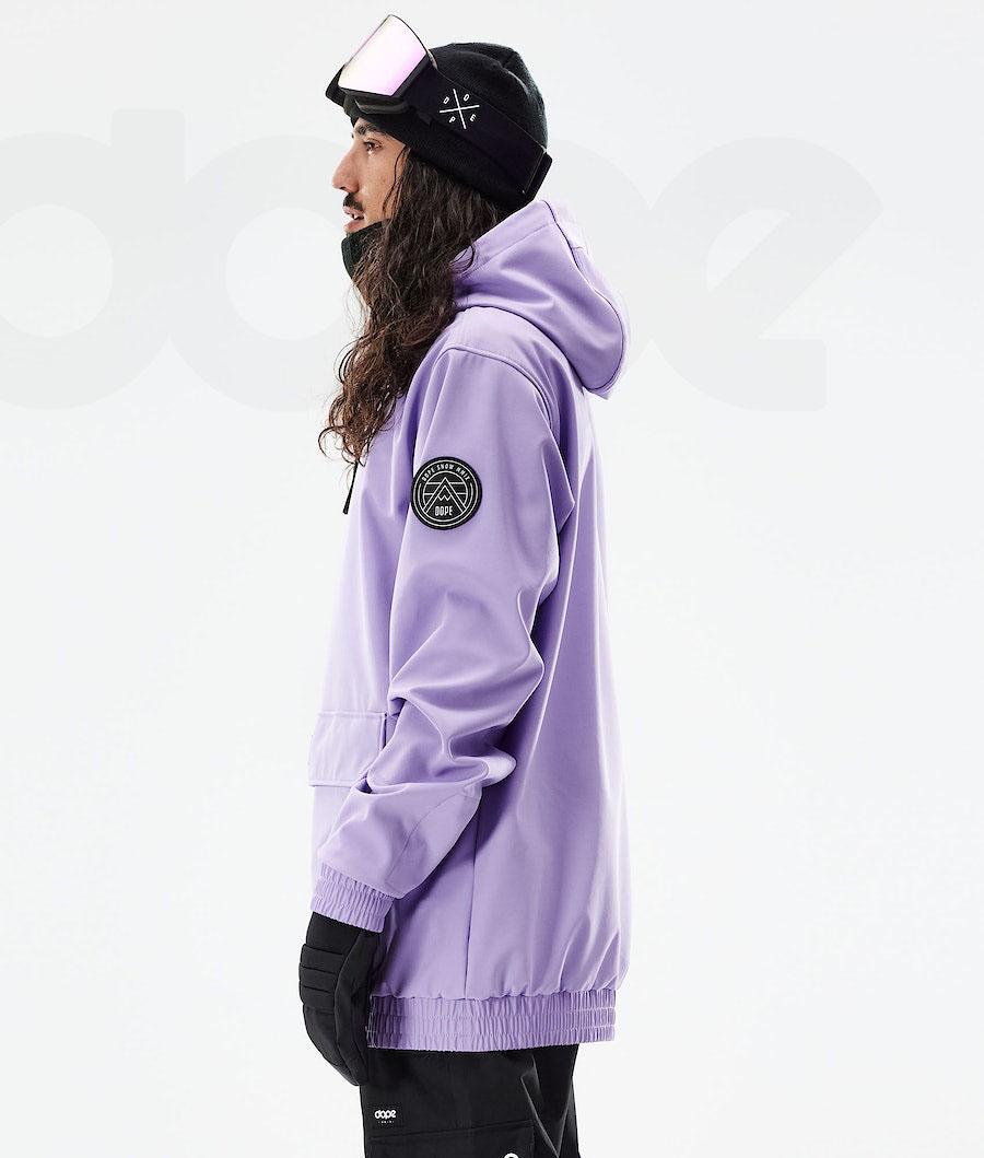 Purple Men's Dope Wylie Patch Ski Jackets | AUGL2952