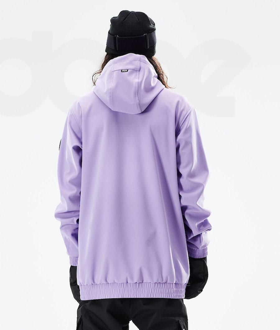 Purple Men's Dope Wylie Patch Ski Jackets | AUGL2952