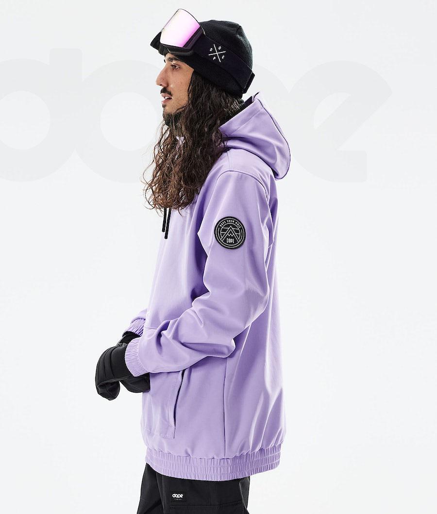 Purple Men's Dope Wylie Patch Snowboard Jackets | AUBC2827