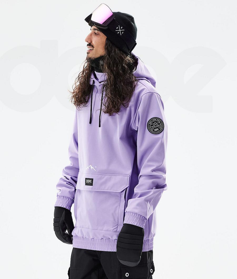 Purple Men\'s Dope Wylie Patch Snowboard Jackets | AUBC2827