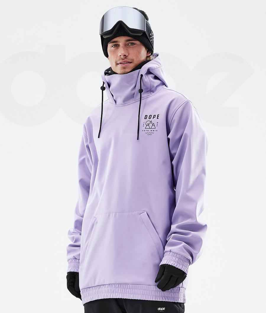 Purple Men's Dope Yeti Summit Ski Jackets | AUJJ2976