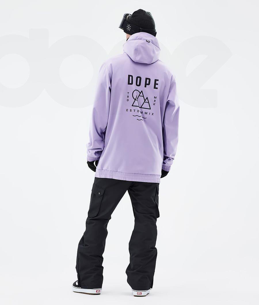 Purple Men's Dope Yeti Summit Snowboard Jackets | AUSO2858