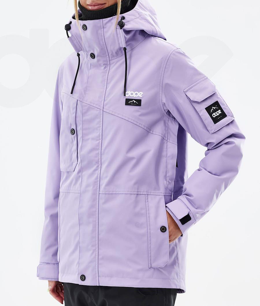 Purple Women's Dope Adept W Faded Ski Jackets | AURW3572