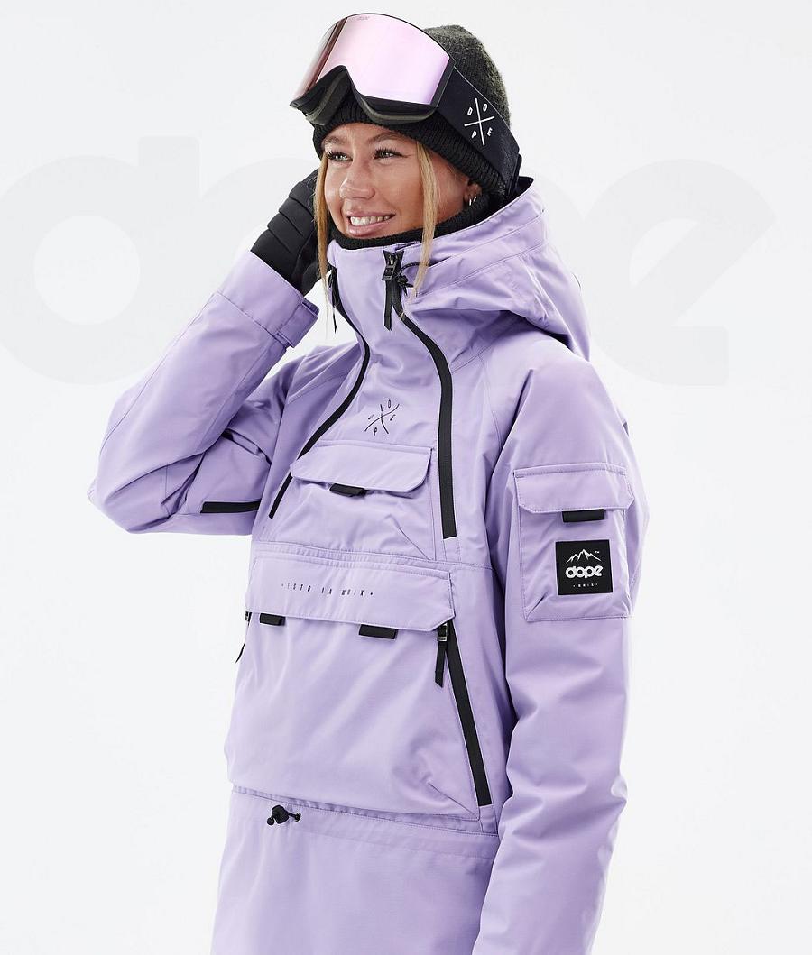 Purple Women's Dope Akin W Ski Jackets | AUGL3579