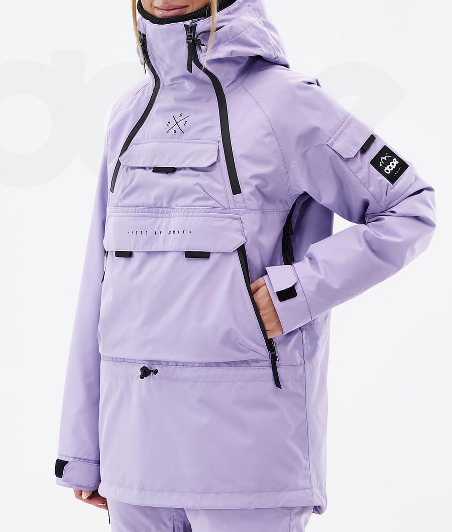 Purple Women's Dope Akin W Ski Jackets | AUGL3579