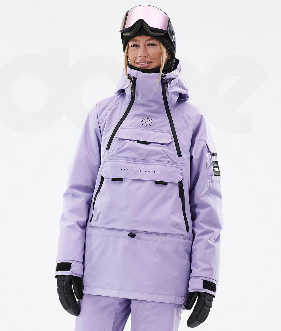 Purple Women\'s Dope Akin W Snowboard Jackets | AUHK3404