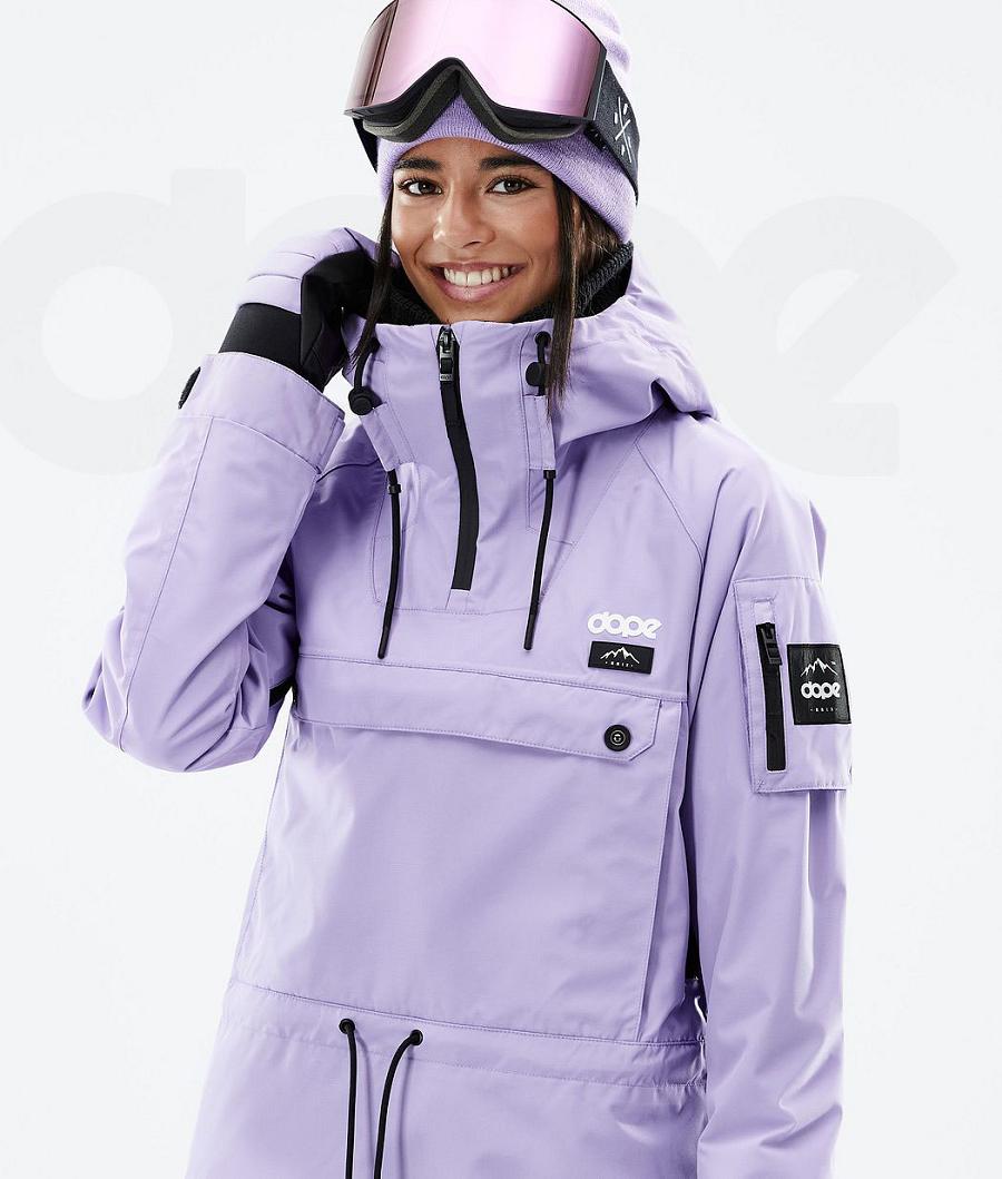 Purple Women's Dope Annok W Faded Snowboard Jackets | AUYU3439