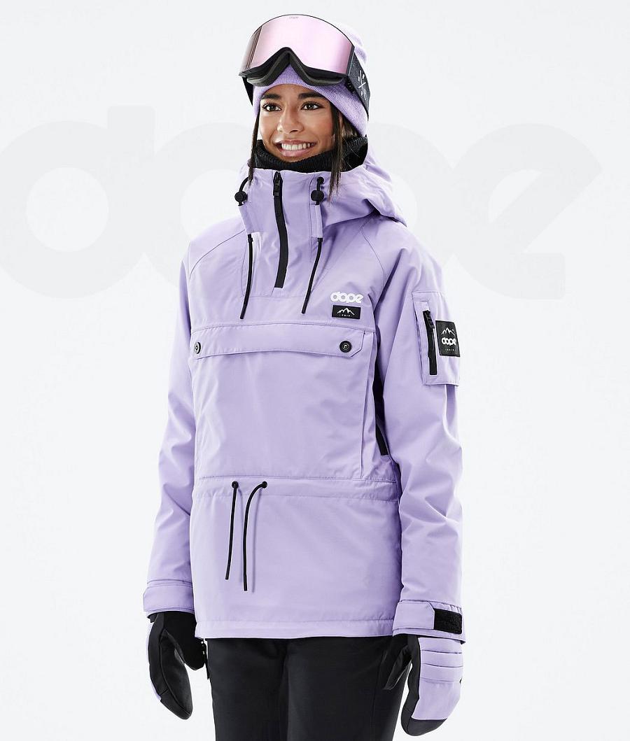 Purple Women\'s Dope Annok W Faded Snowboard Jackets | AUYU3439