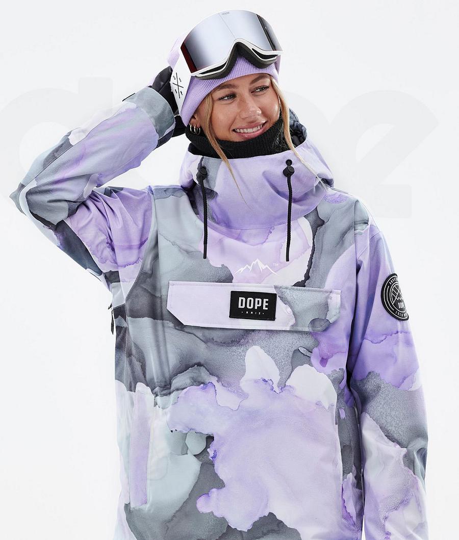 Purple Women's Dope Blizzard W Blot Snowboard Jackets | AUSO3460