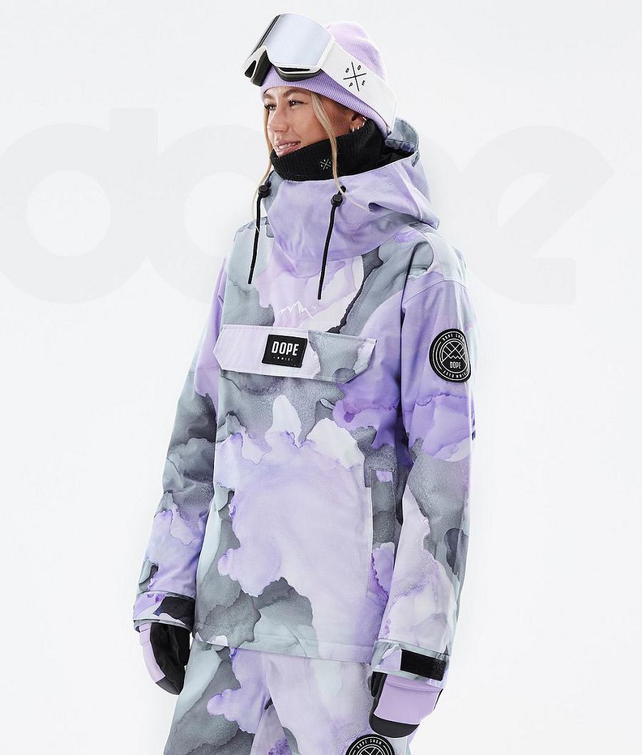 Purple Women\'s Dope Blizzard W Blot Snowboard Jackets | AUSO3460