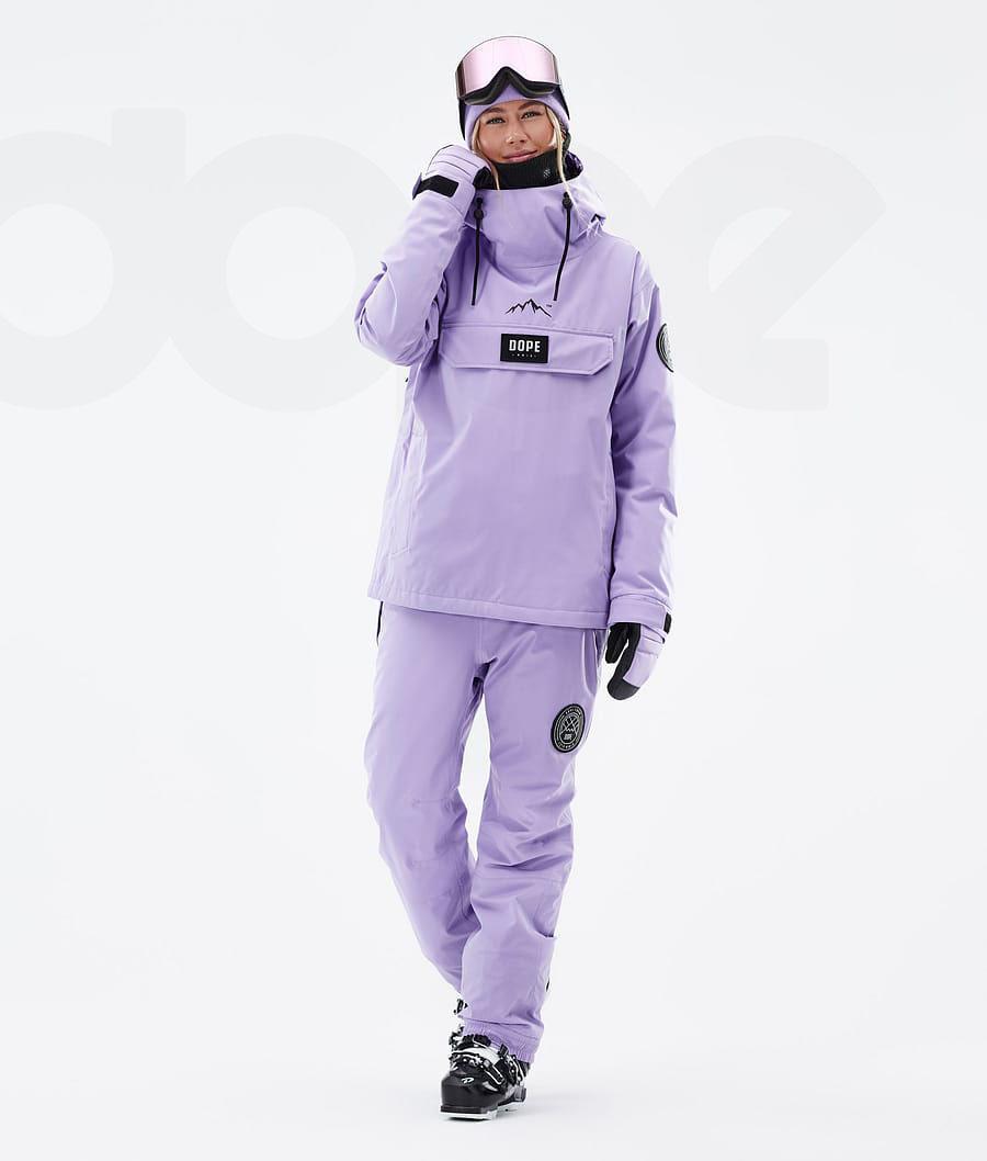 Purple Women's Dope Blizzard W Faded Ski Jackets | AUFM3632