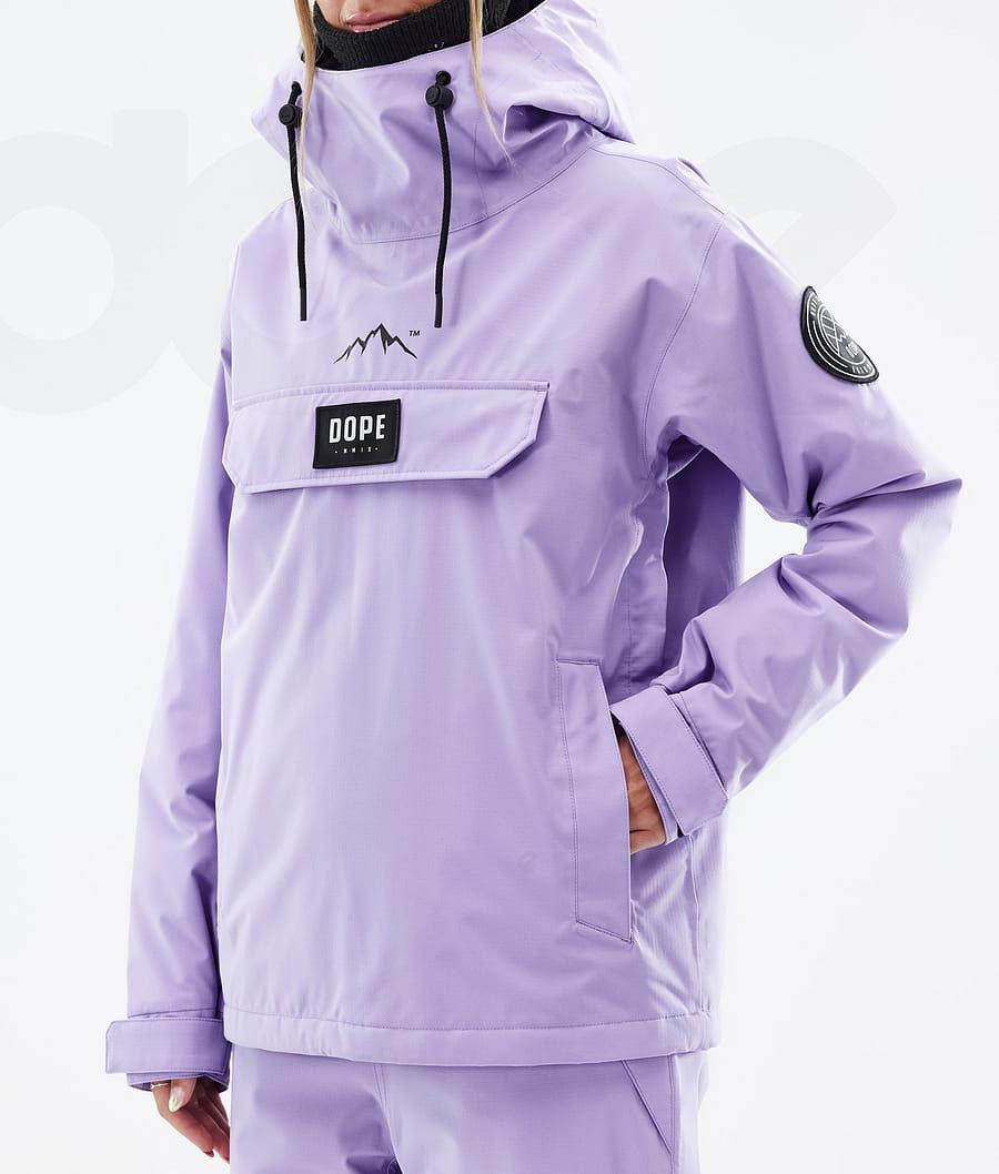 Purple Women's Dope Blizzard W Faded Ski Jackets | AUFM3632