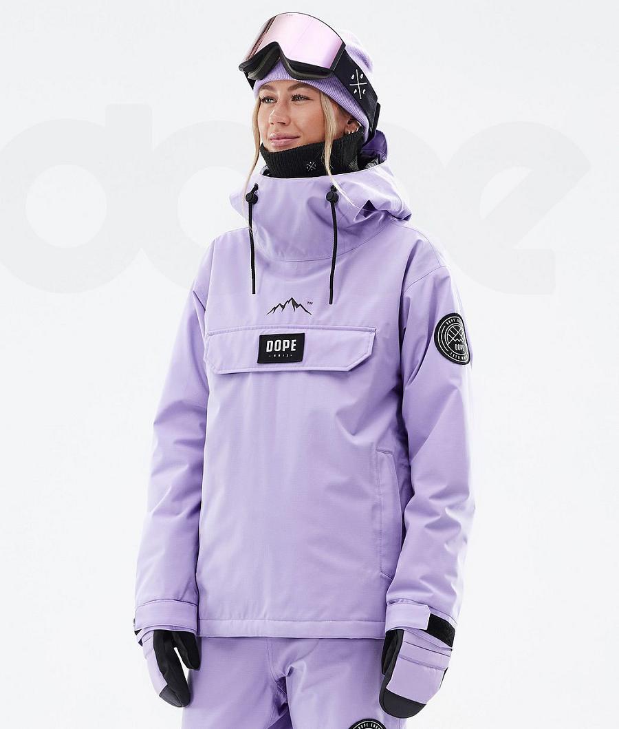 Purple Women's Dope Blizzard W Faded Snowboard Jackets | AUPQ3462