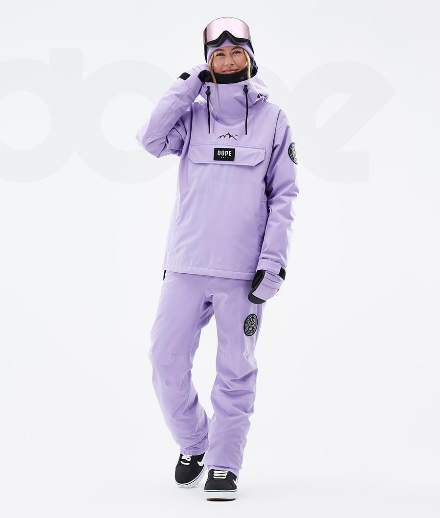 Purple Women's Dope Blizzard W Faded Snowboard Jackets | AUPQ3462