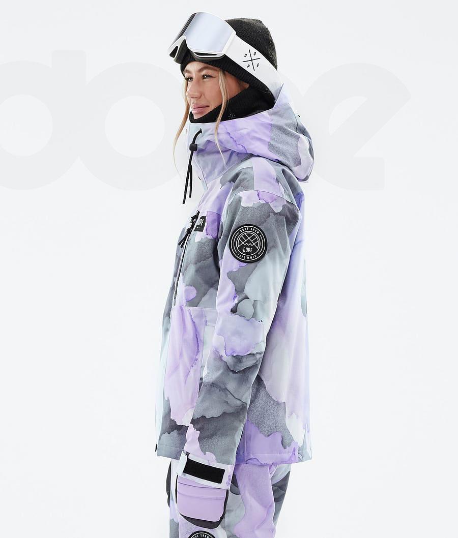 Purple Women's Dope Blizzard W Full Zip Ski Jackets | AUHK3637