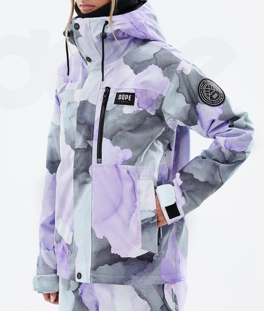 Purple Women's Dope Blizzard W Full Zip Ski Jackets | AUHK3637