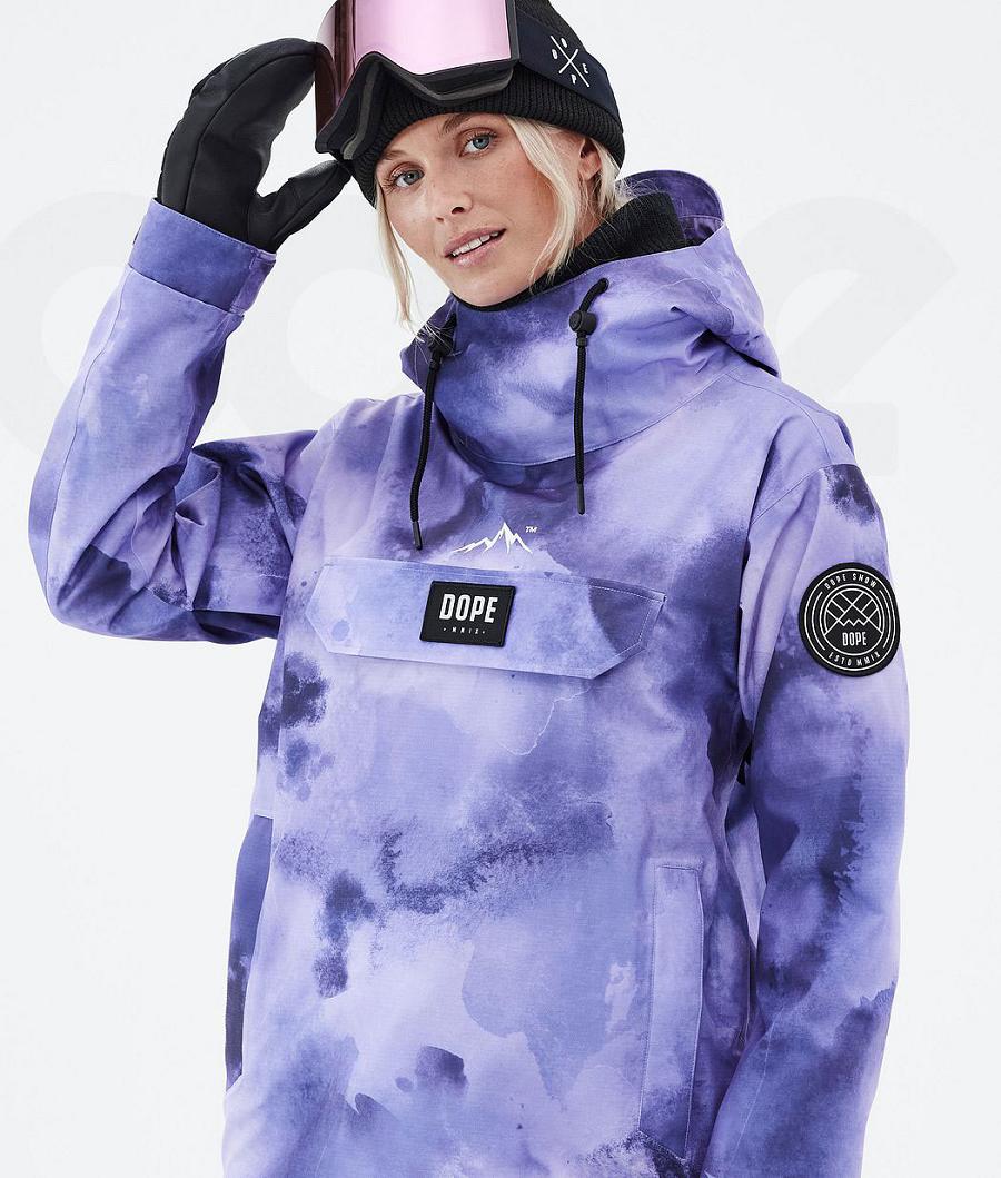 Purple Women's Dope Blizzard W Liquid Ski Jackets | AUSO3641