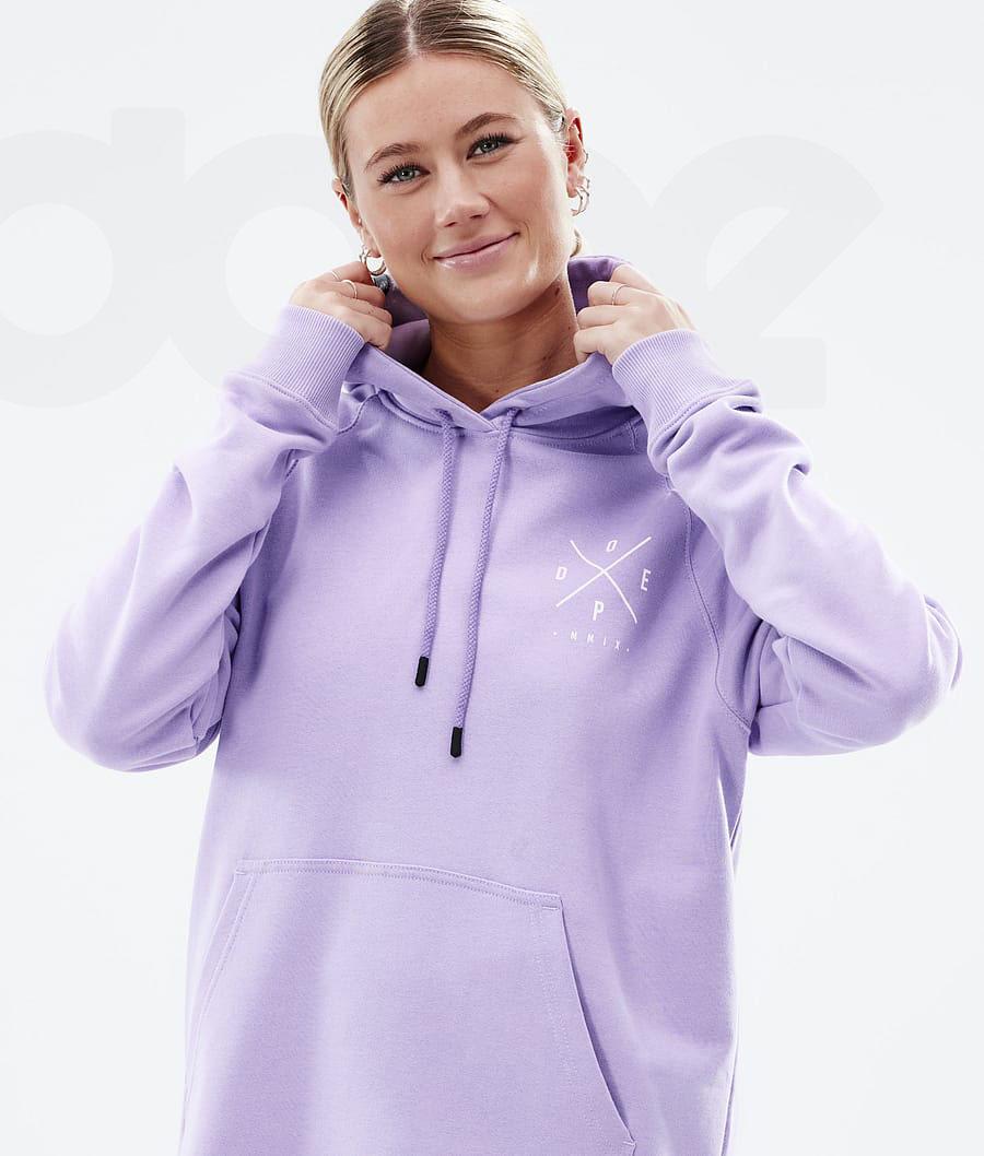 Purple Women's Dope Common W 2X-Up Hoodie | AUYU3830