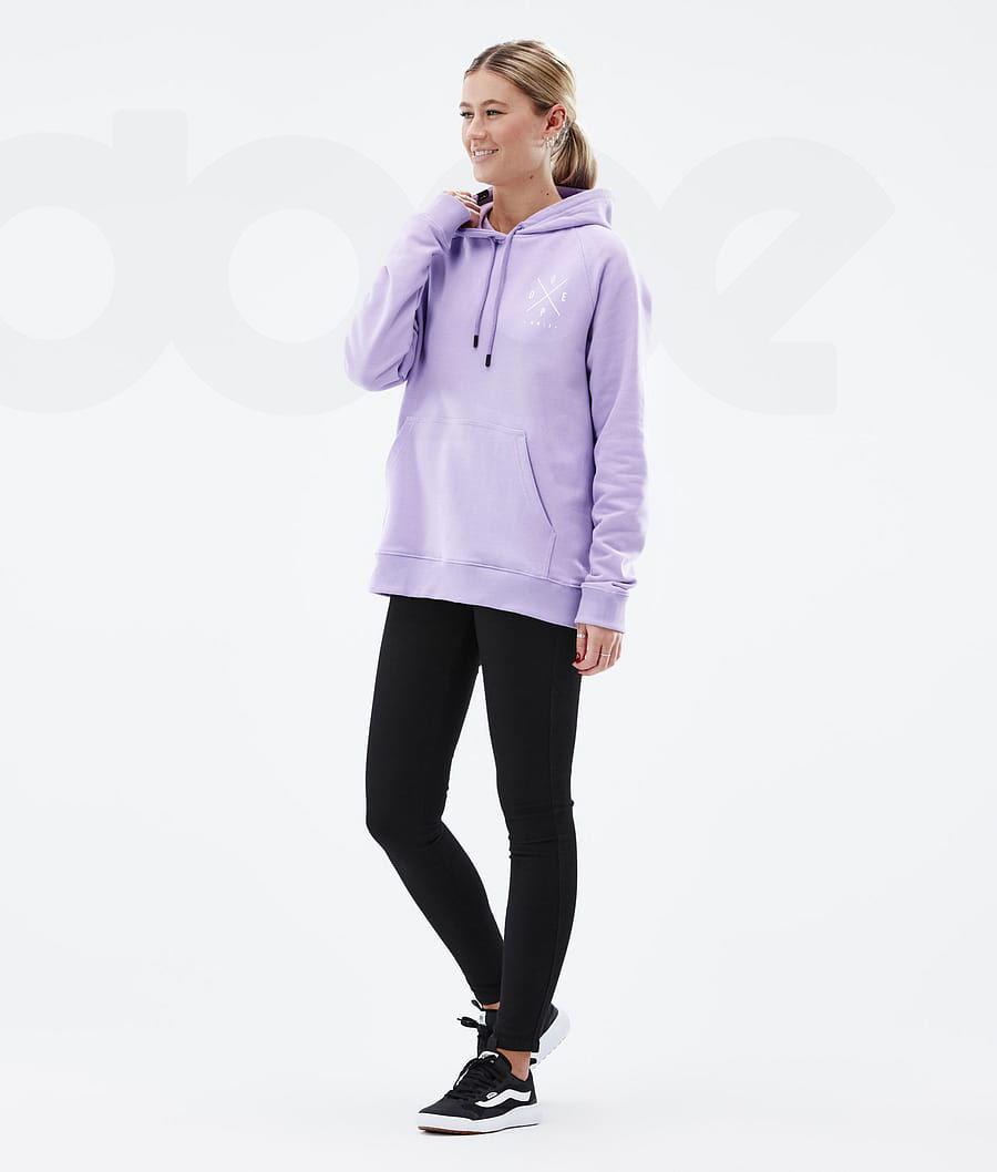 Purple Women's Dope Common W 2X-Up Hoodie | AUYU3830