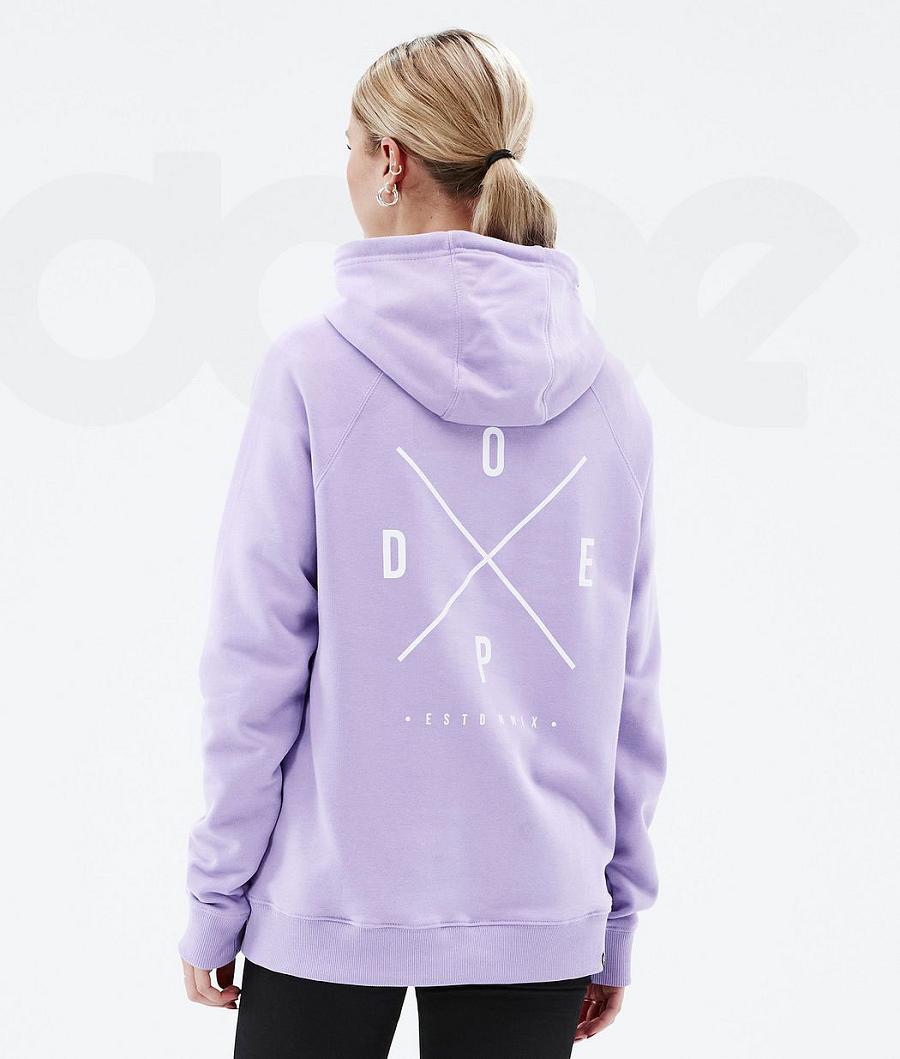 Purple Women\'s Dope Common W 2X-Up Hoodie | AUYU3830