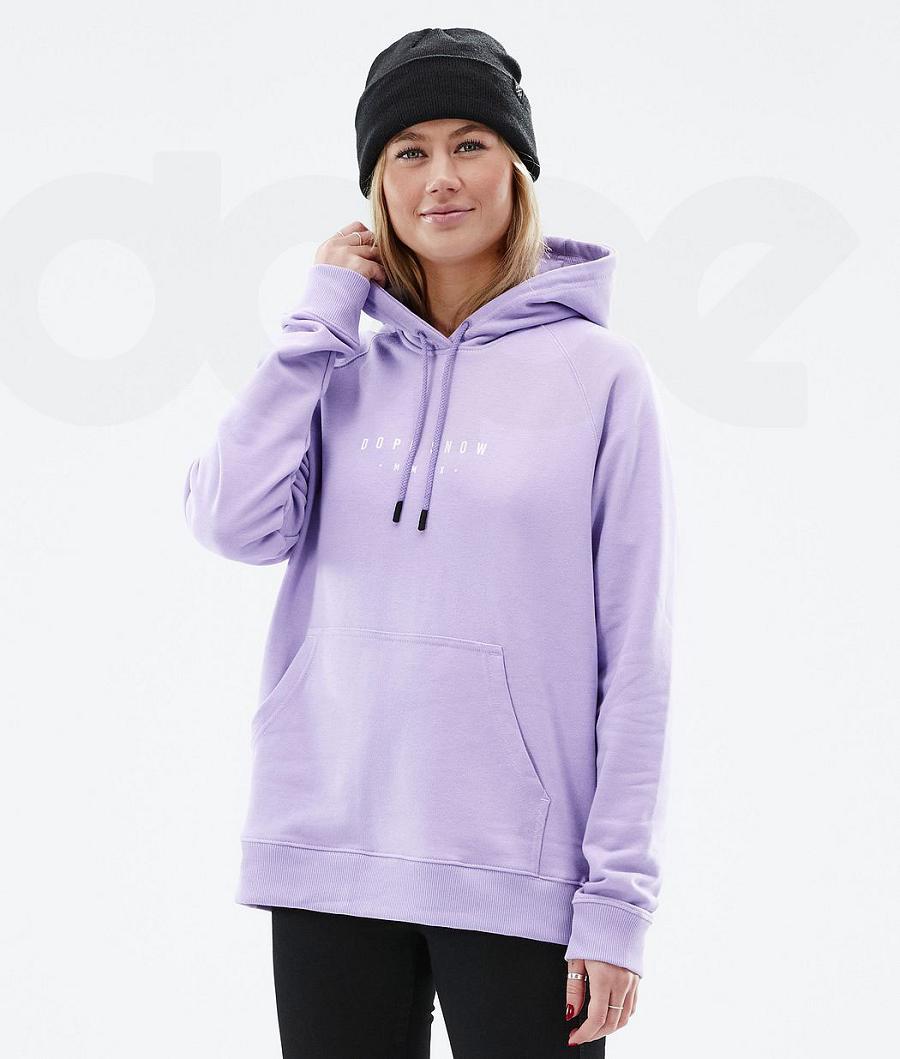 Purple Women's Dope Common W Range Hoodie | AUNB3837