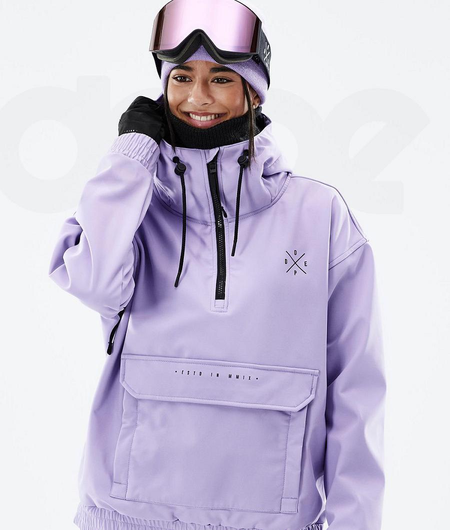 Purple Women's Dope Cyclone W Ski Jackets | AUQZ3652