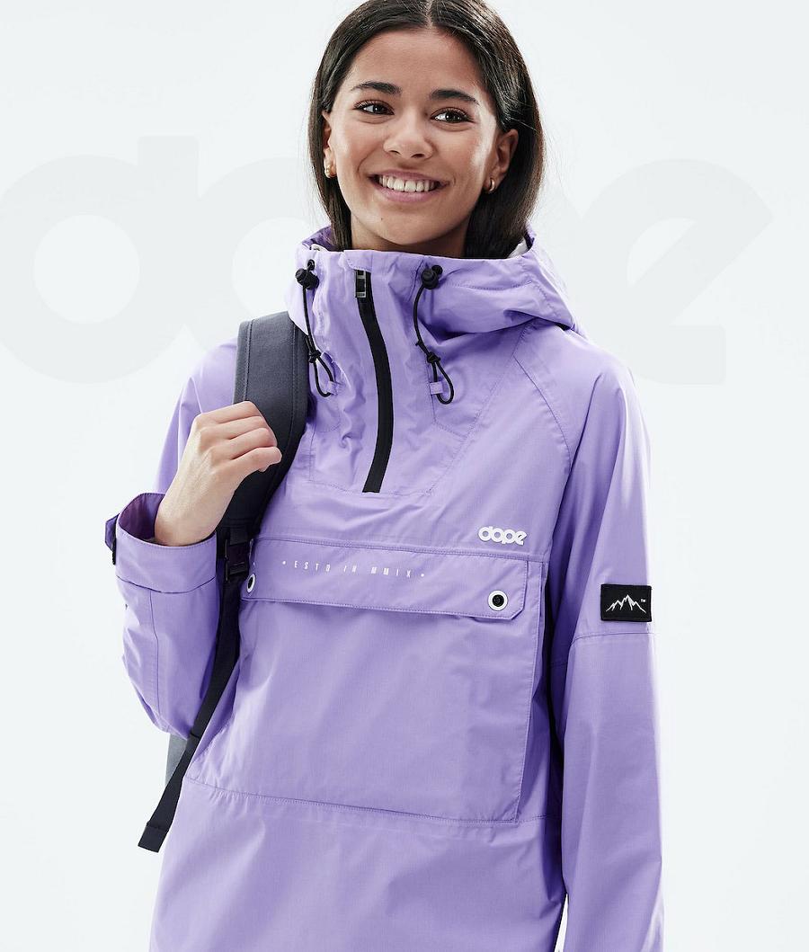 Purple Women's Dope Hiker Light W Outdoor Jackets | AUQZ3731