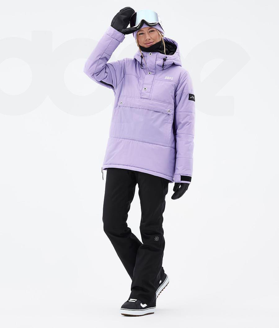 Purple Women's Dope Puffer W Snowboard Jackets | AULH3504