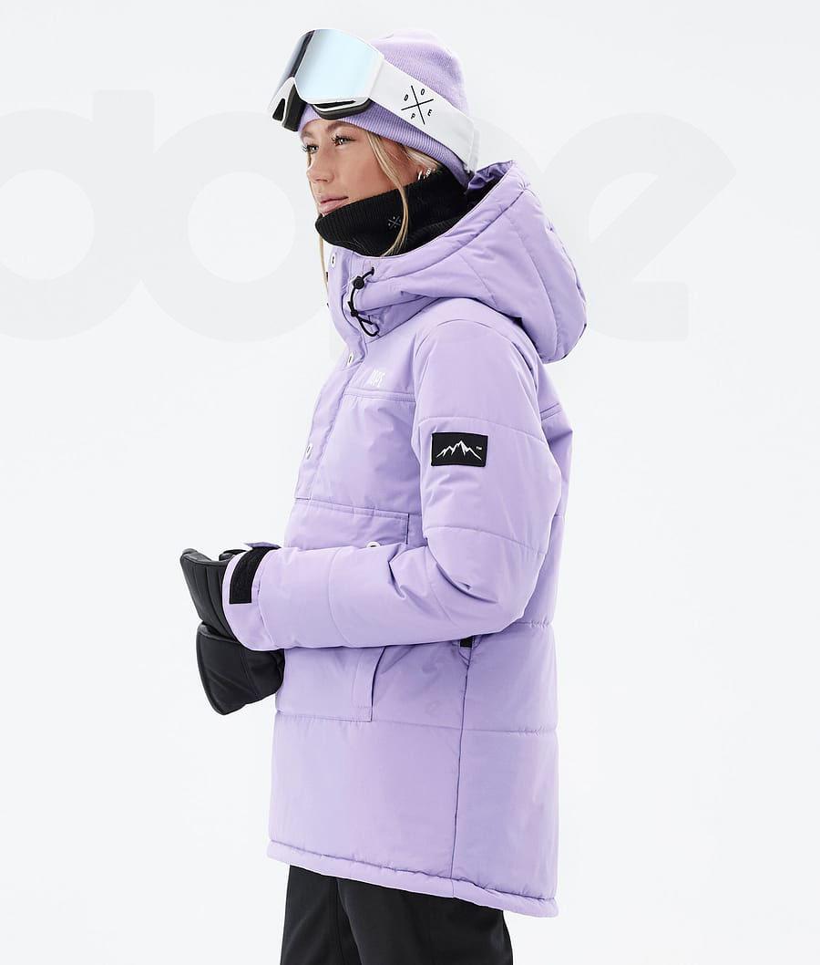 Purple Women's Dope Puffer W Snowboard Jackets | AULH3504