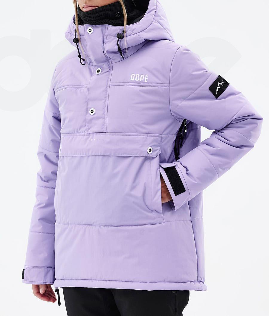 Purple Women's Dope Puffer W Snowboard Jackets | AULH3504