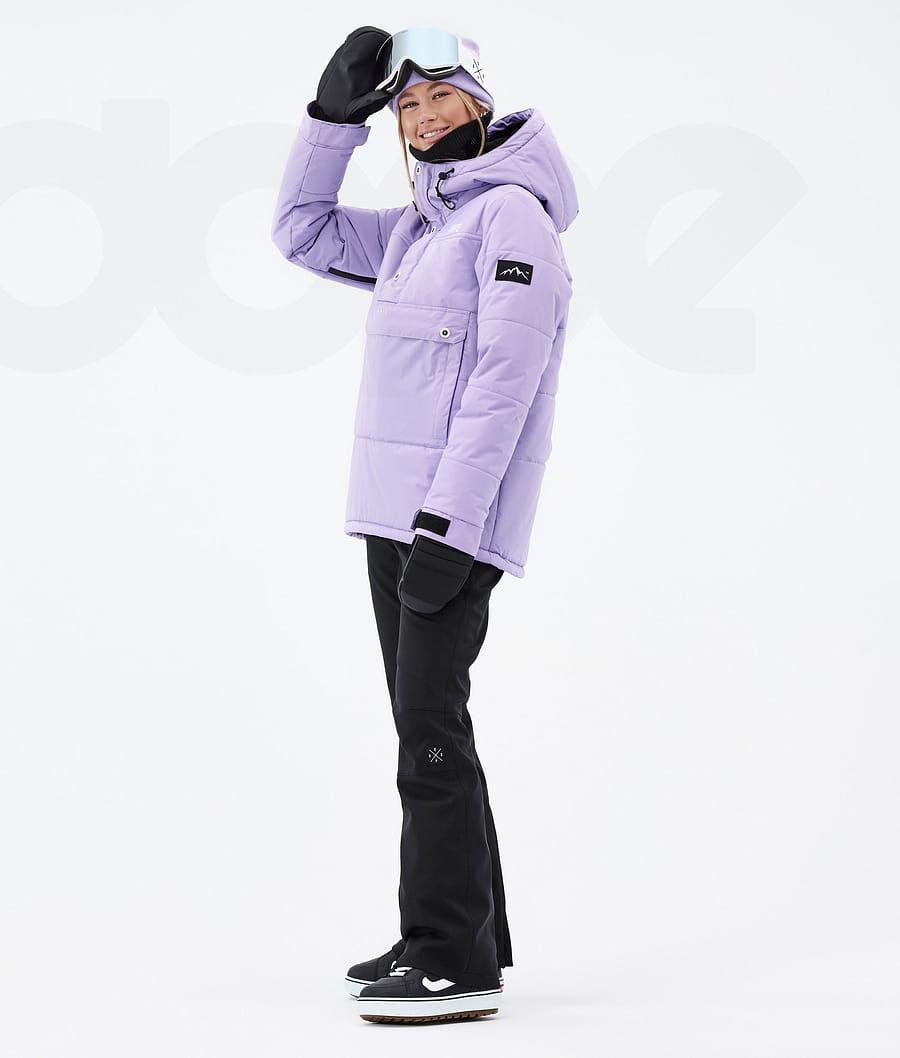 Purple Women's Dope Puffer W Snowboard Jackets | AULH3504