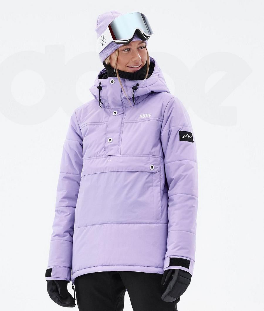 Purple Women\'s Dope Puffer W Snowboard Jackets | AULH3504