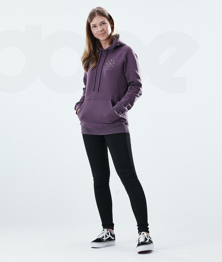 Purple Women's Dope Regular 2X-UP Hoodie | AUHK3845