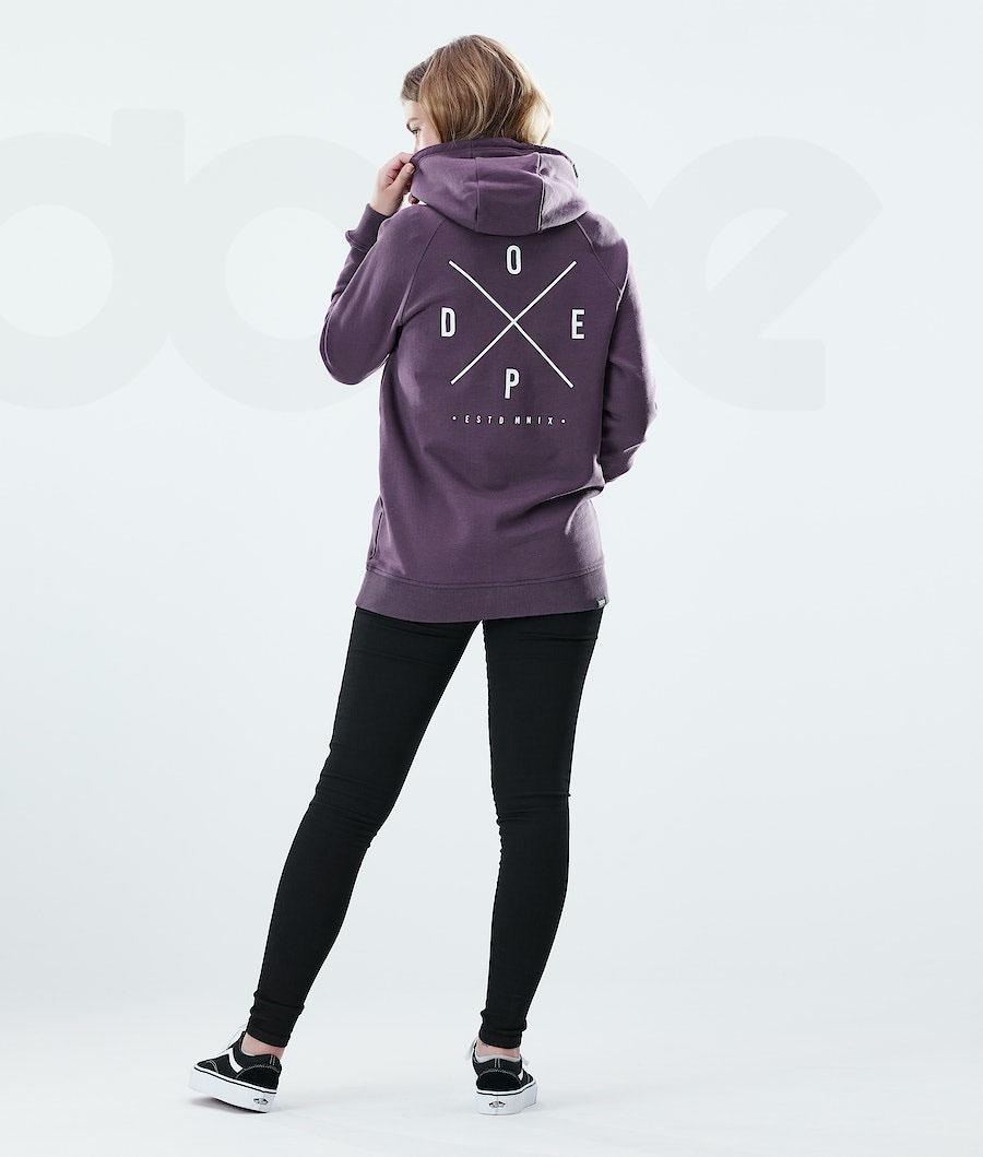 Purple Women's Dope Regular 2X-UP Hoodie | AUHK3845