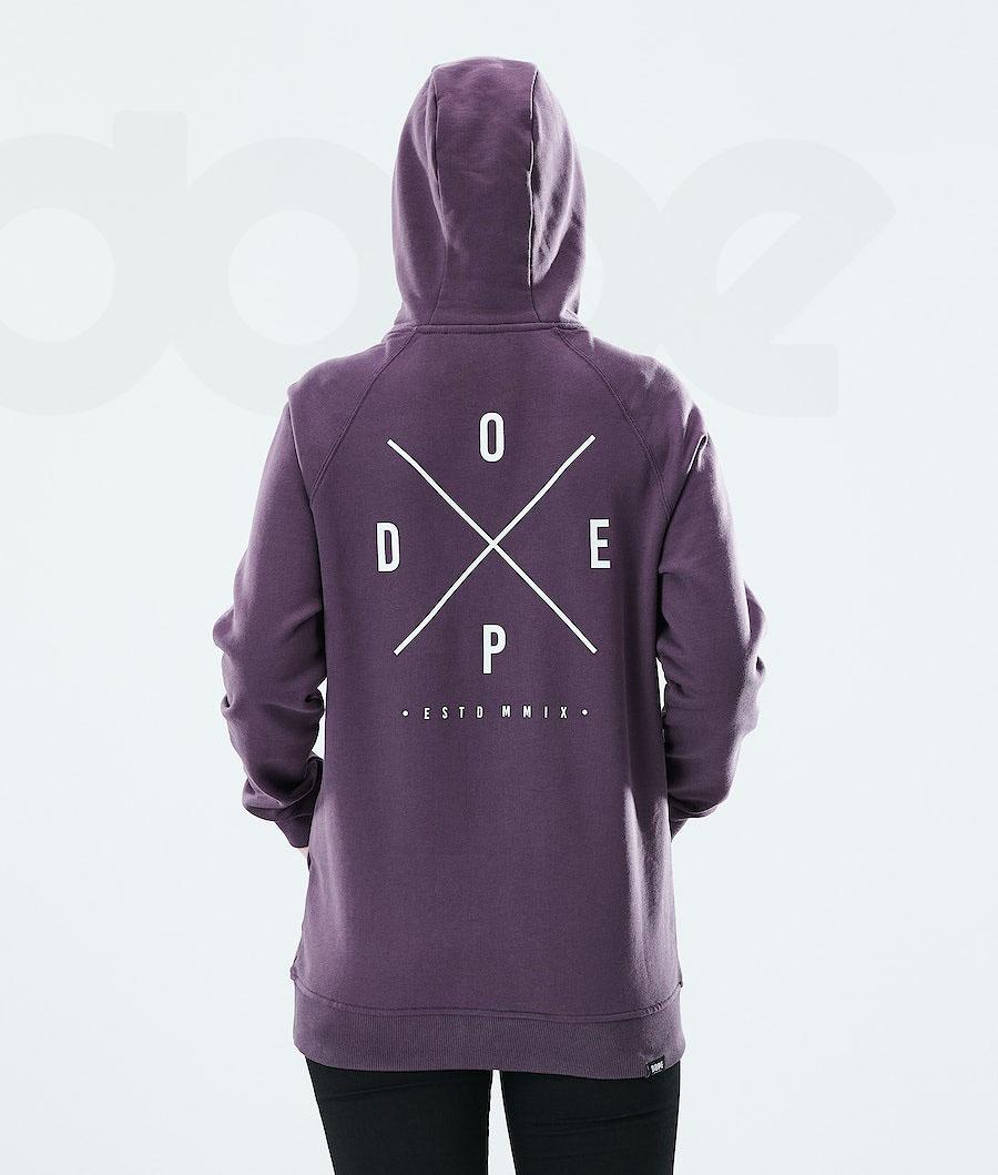 Purple Women's Dope Regular 2X-UP Hoodie | AUHK3845