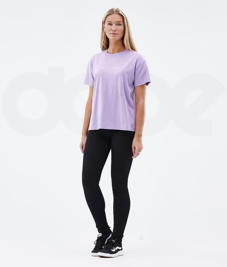 Purple Women's Dope Standard W Range T Shirts | AUEX3781