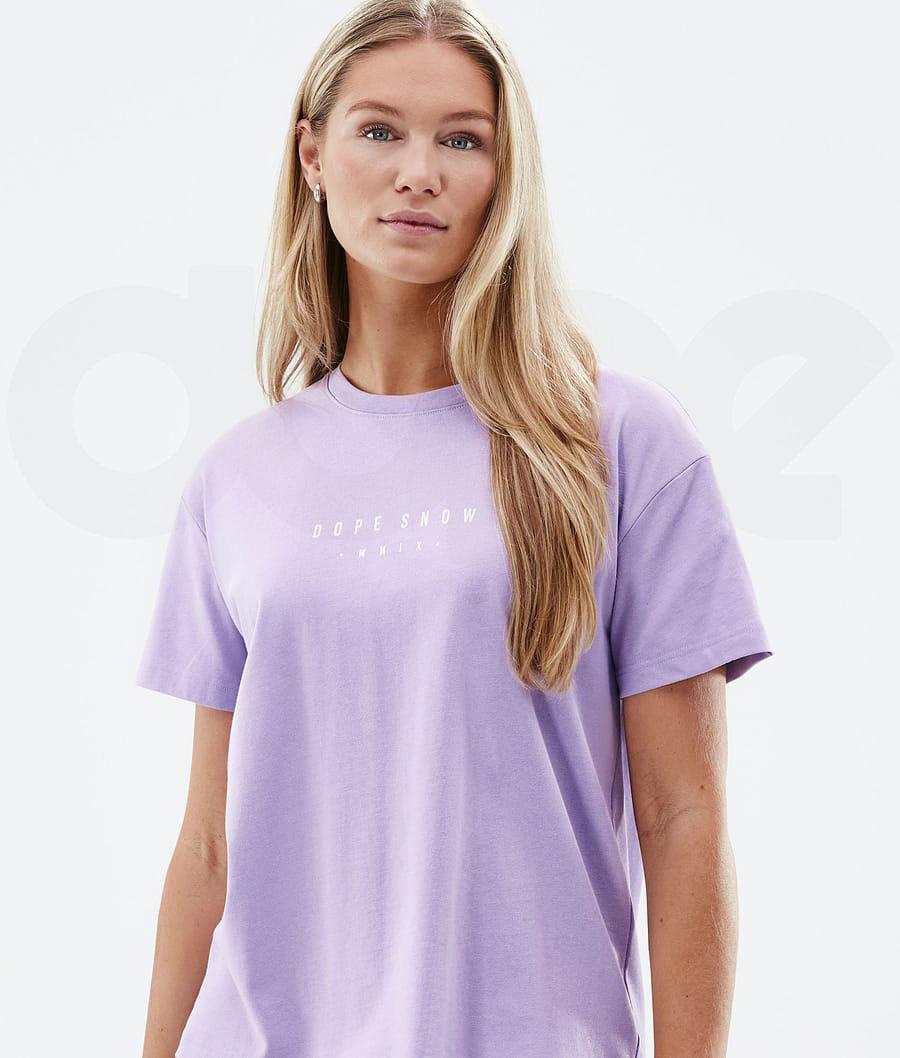 Purple Women's Dope Standard W Range T Shirts | AUEX3781