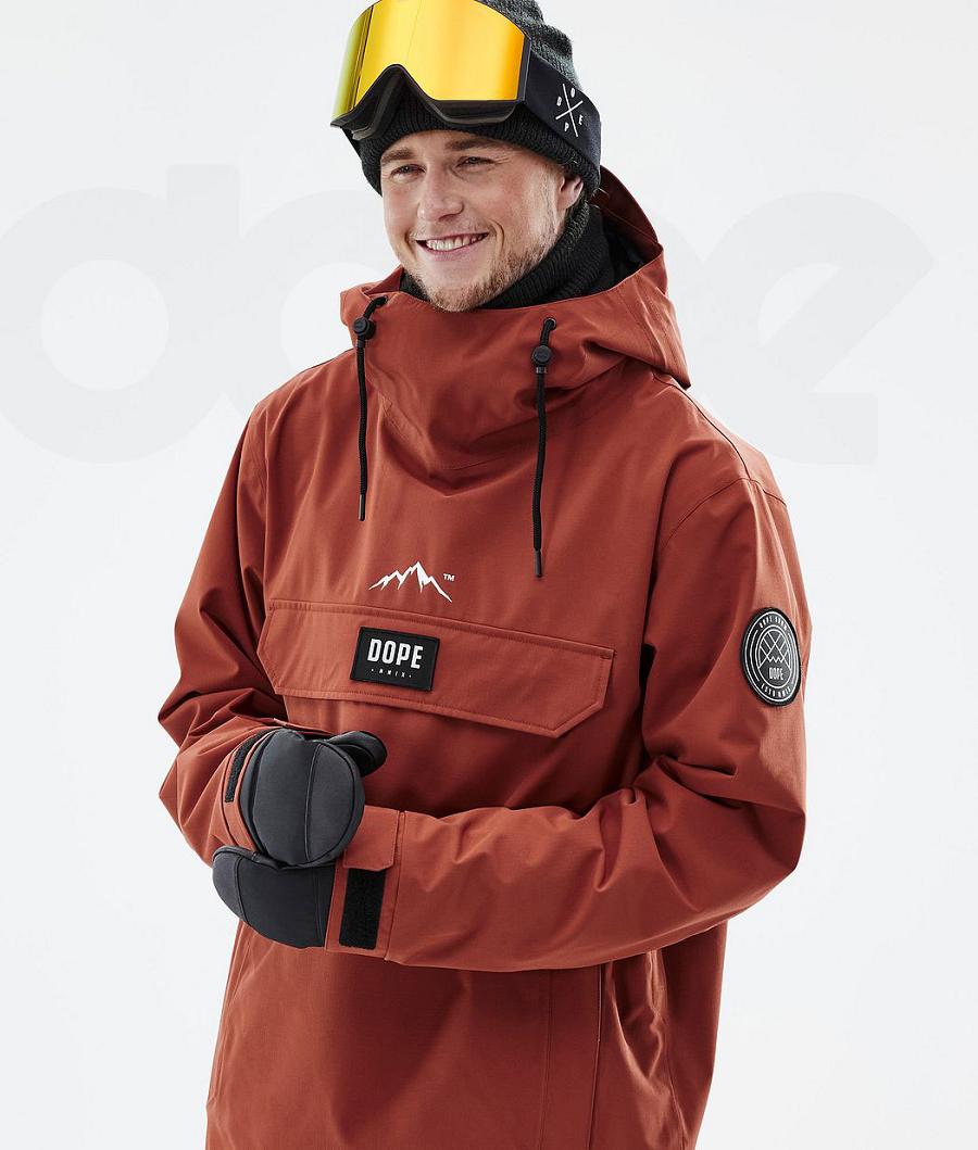 Red Men's Dope Blizzard Ski Jackets | AUZG2902