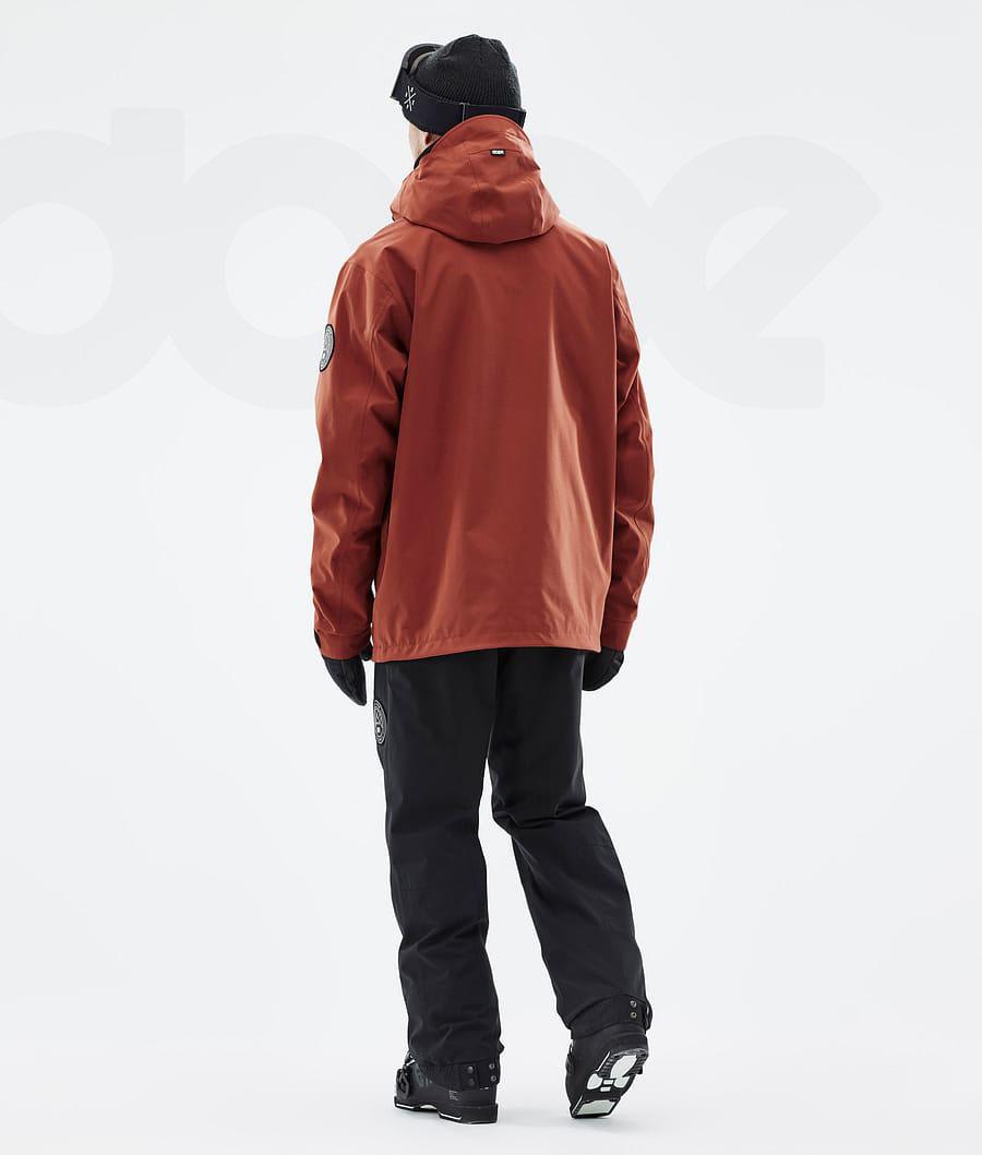 Red Men's Dope Blizzard Ski Jackets | AUZG2902