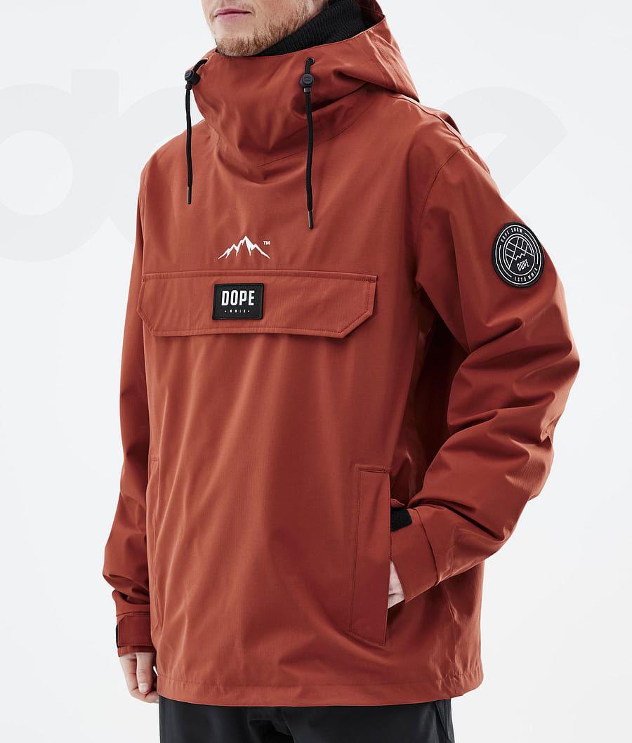 Red Men's Dope Blizzard Ski Jackets | AUZG2902