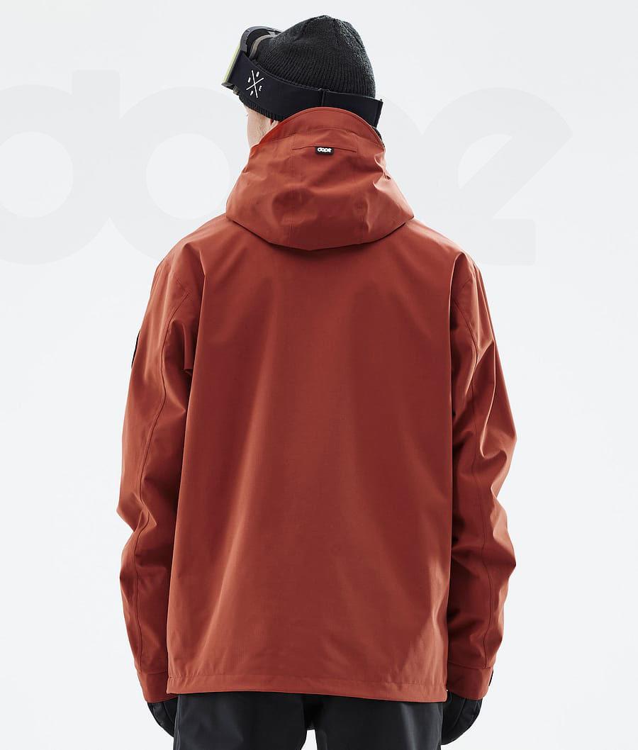 Red Men's Dope Blizzard Ski Jackets | AUZG2902