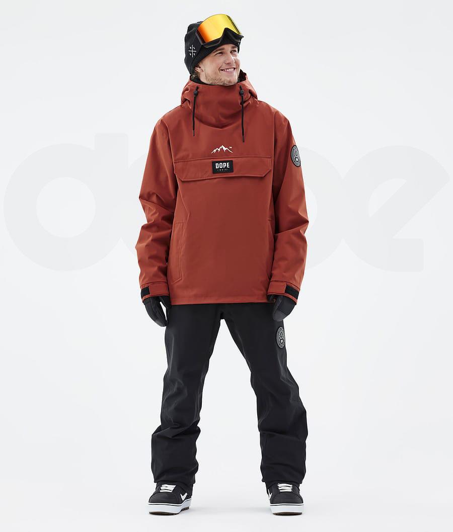 Red Men's Dope Blizzard Snowboard Jackets | AUDN2768