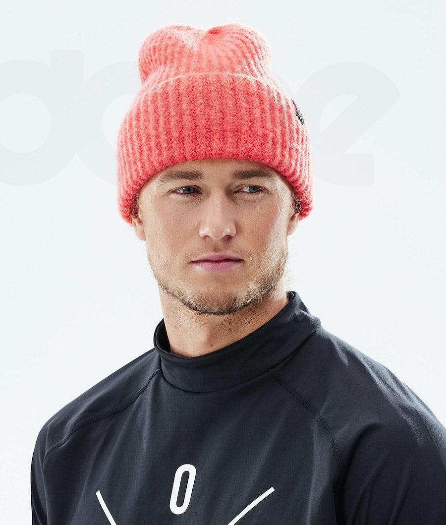 Red Men's Dope Chunky Beanie | AUHK3164