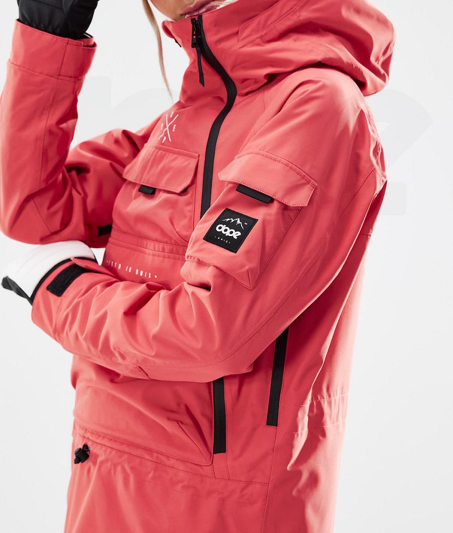 Red Women's Dope Akin W 2021 Snowboard Jackets | AUYU3414