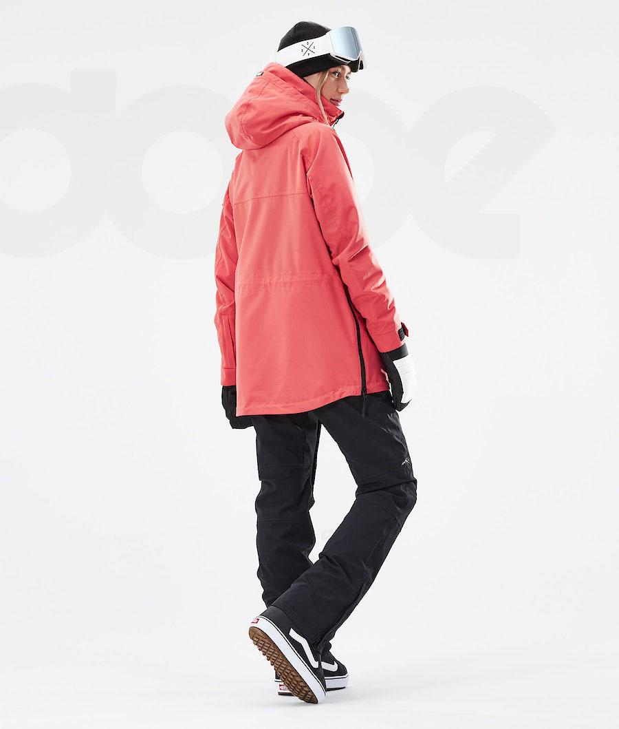 Red Women's Dope Akin W 2021 Snowboard Jackets | AUYU3414