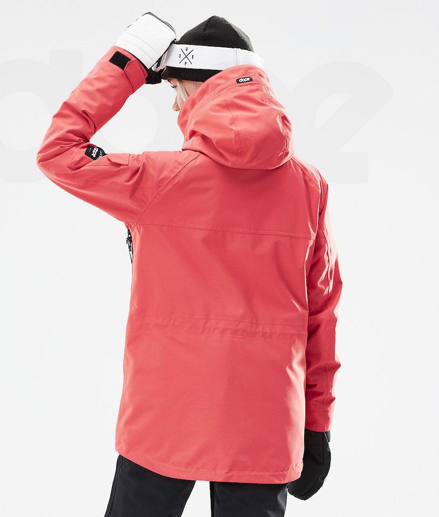 Red Women's Dope Akin W 2021 Snowboard Jackets | AUYU3414