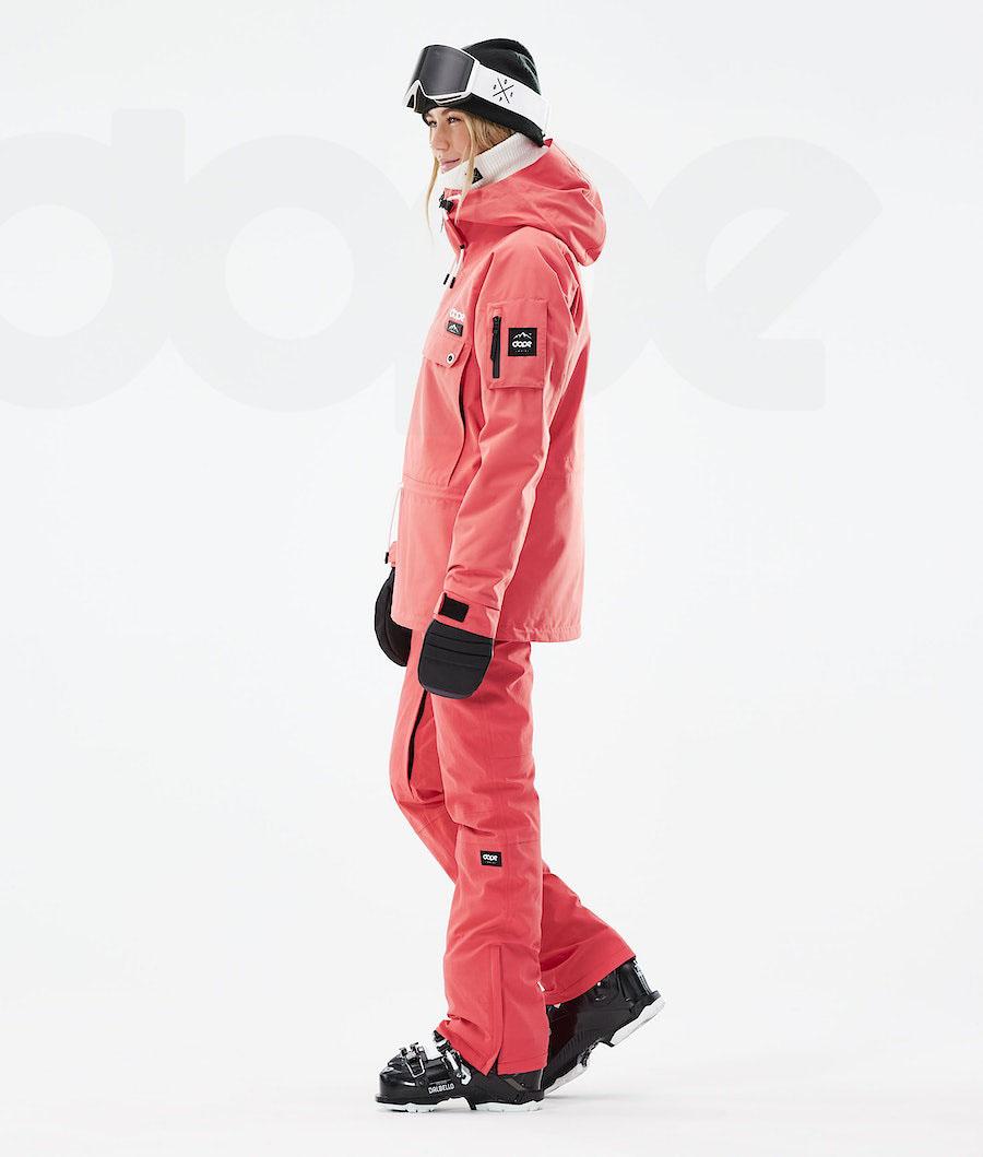 Red Women's Dope Annok W 2021 Ski Jackets | AUEX3598