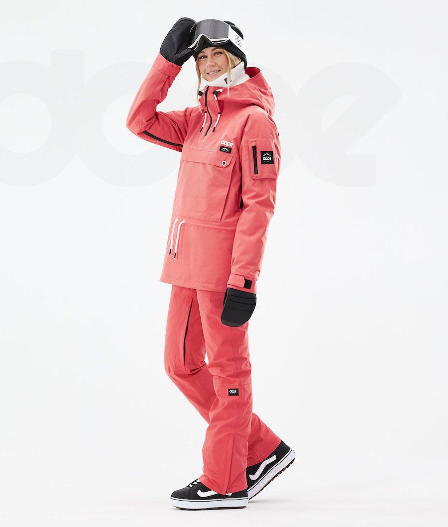 Red Women's Dope Annok W 2021 Snowboard Jackets | AUDN3432