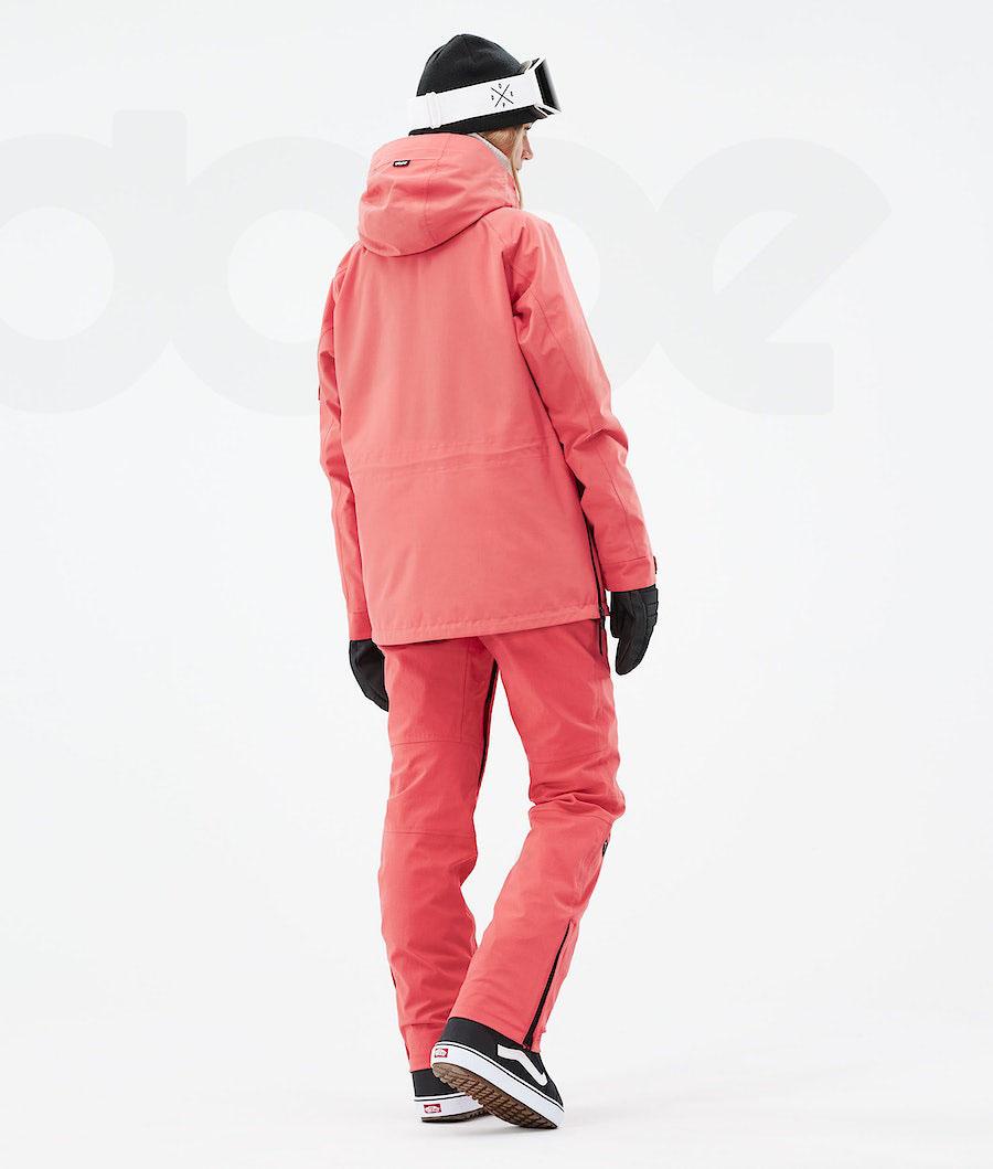 Red Women's Dope Annok W 2021 Snowboard Jackets | AUDN3432