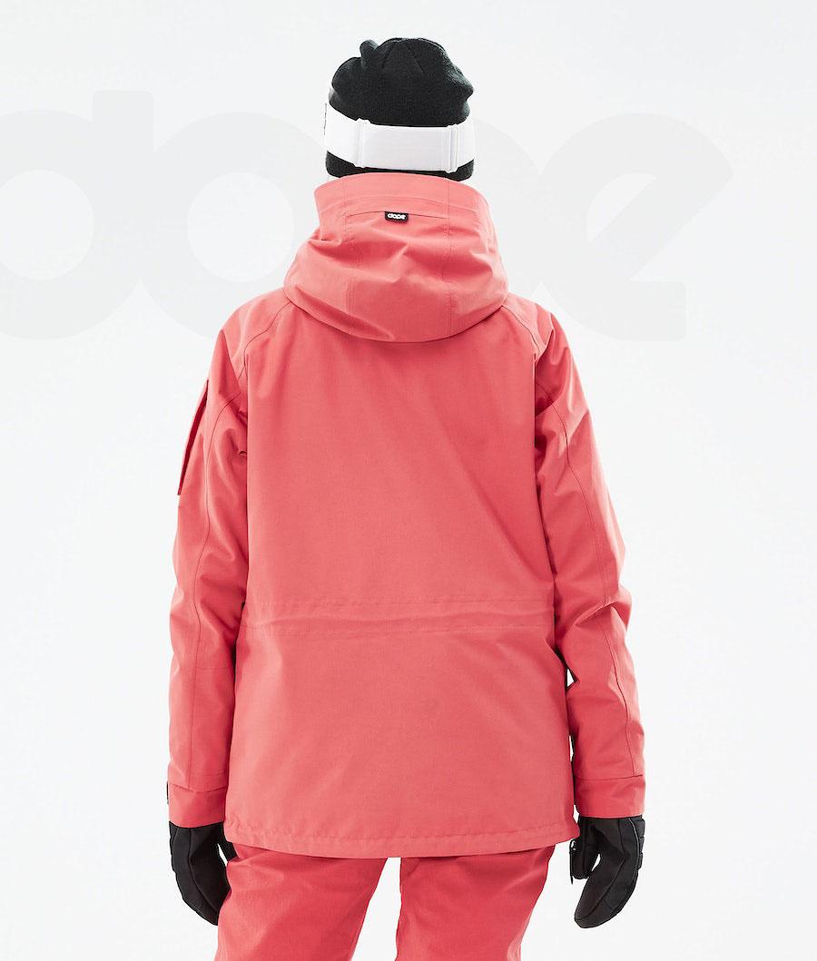 Red Women's Dope Annok W 2021 Snowboard Jackets | AUDN3432